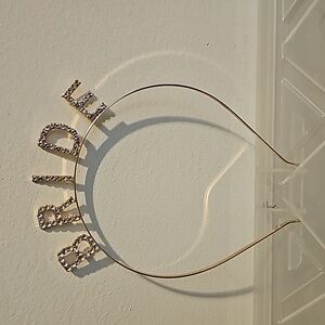 Gold Bride Headband - Perfect For Bachlorette Party!